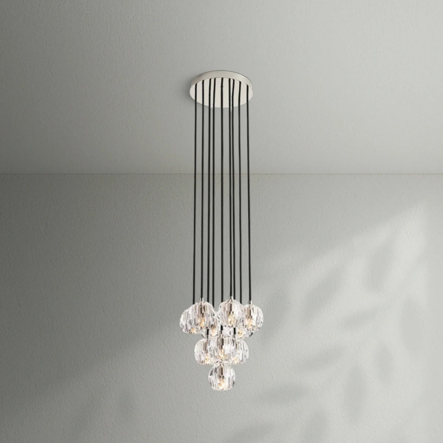 Boule Do Crystal Cluster Round Chandelier - Lightings Menu