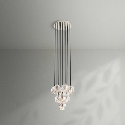 Boule Do Crystal Cluster Round Chandelier - Lightings Menu