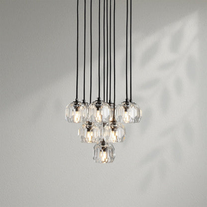 Boule Do Crystal Cluster Round Chandelier - Lightings Menu