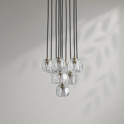 Boule Do Crystal Cluster Round Chandelier - Lightings Menu