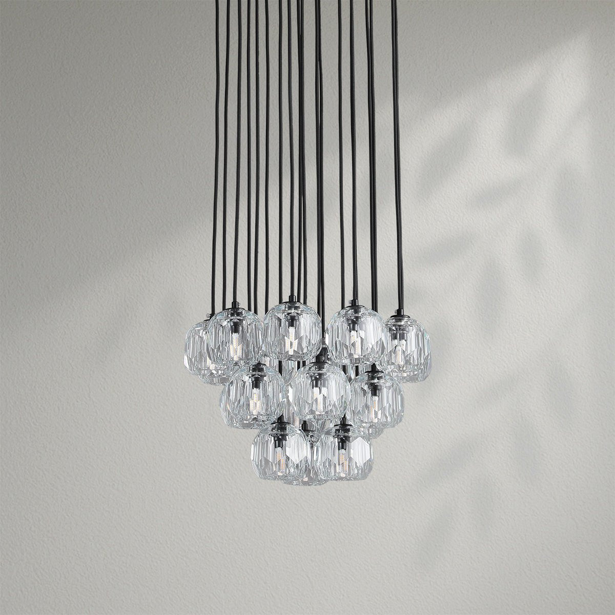 Boule Do Crystal Cluster Round Chandelier - Lightings Menu