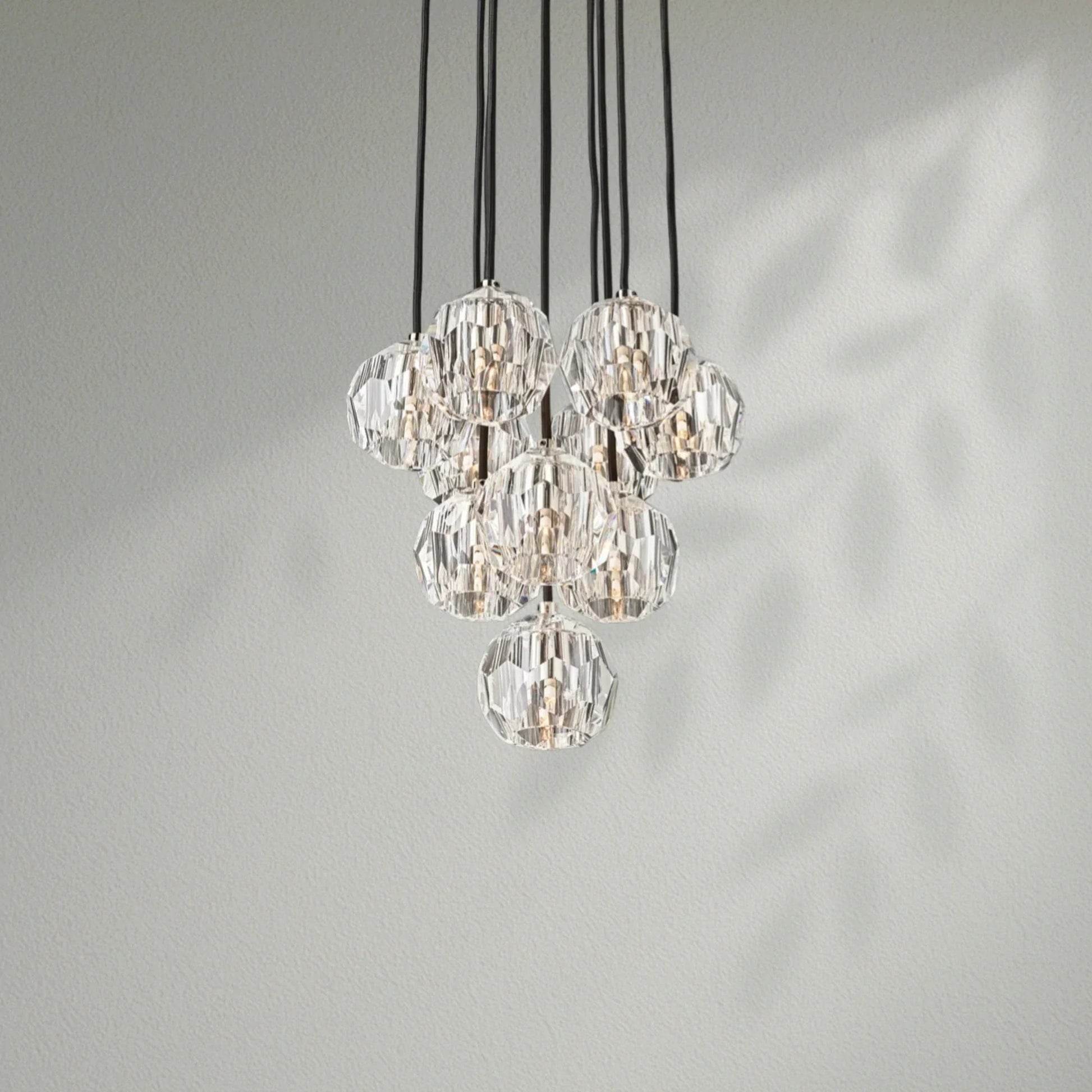 Boule Do Crystal Cluster Round Chandelier - Lightings Menu