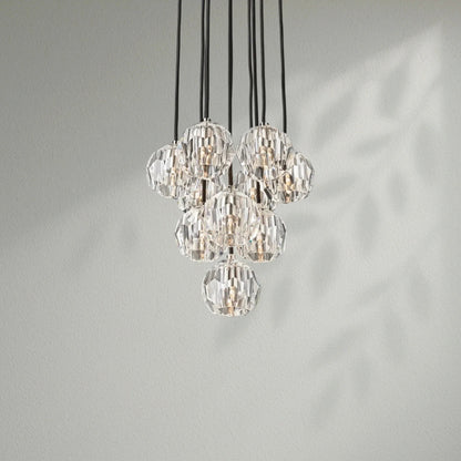 Boule Do Crystal Cluster Round Chandelier - Lightings Menu