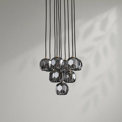 Boule Do Crystal Cluster Round Chandelier - Lightings Menu