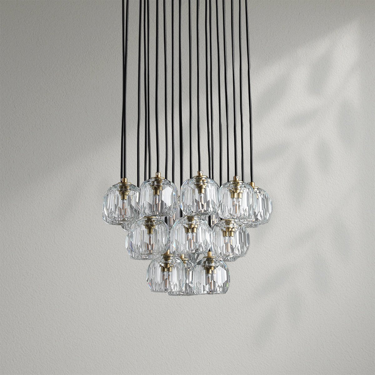 Boule Do Crystal Cluster Round Chandelier - Lightings Menu