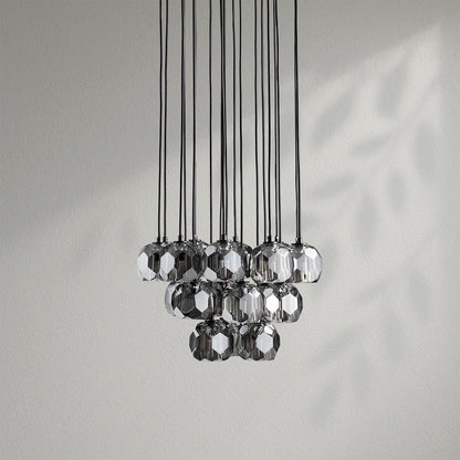 Boule Do Crystal Cluster Round Chandelier - Lightings Menu