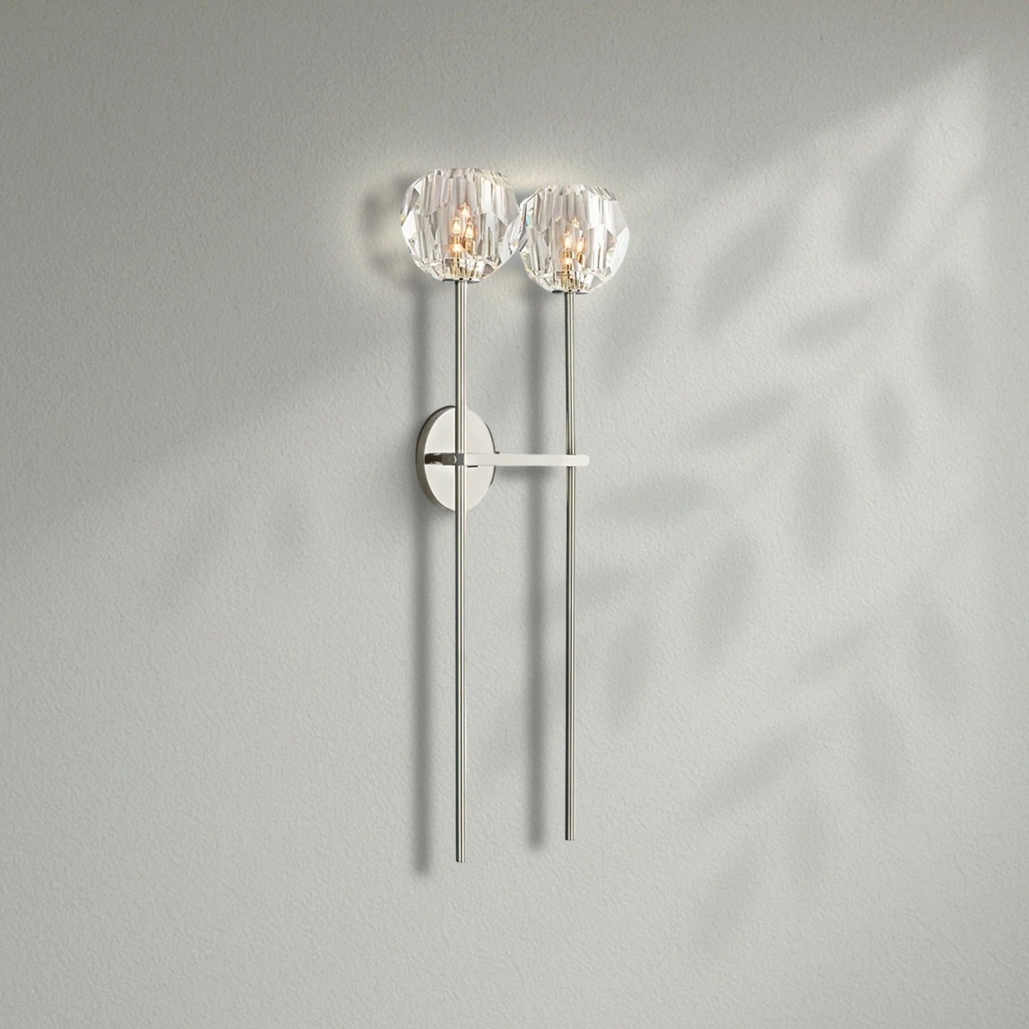 Boule Do Crystal Double Grand Wall Sconce - Lightings Menu