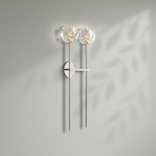 Boule Do Crystal Double Grand Wall Sconce - Lightings Menu