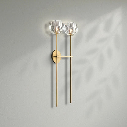 Boule Do Crystal Double Grand Wall Sconce - Lightings Menu