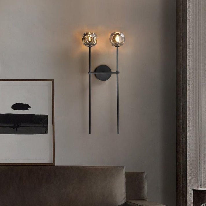 Boule Do Crystal Double Grand Wall Sconce - Lightings Menu