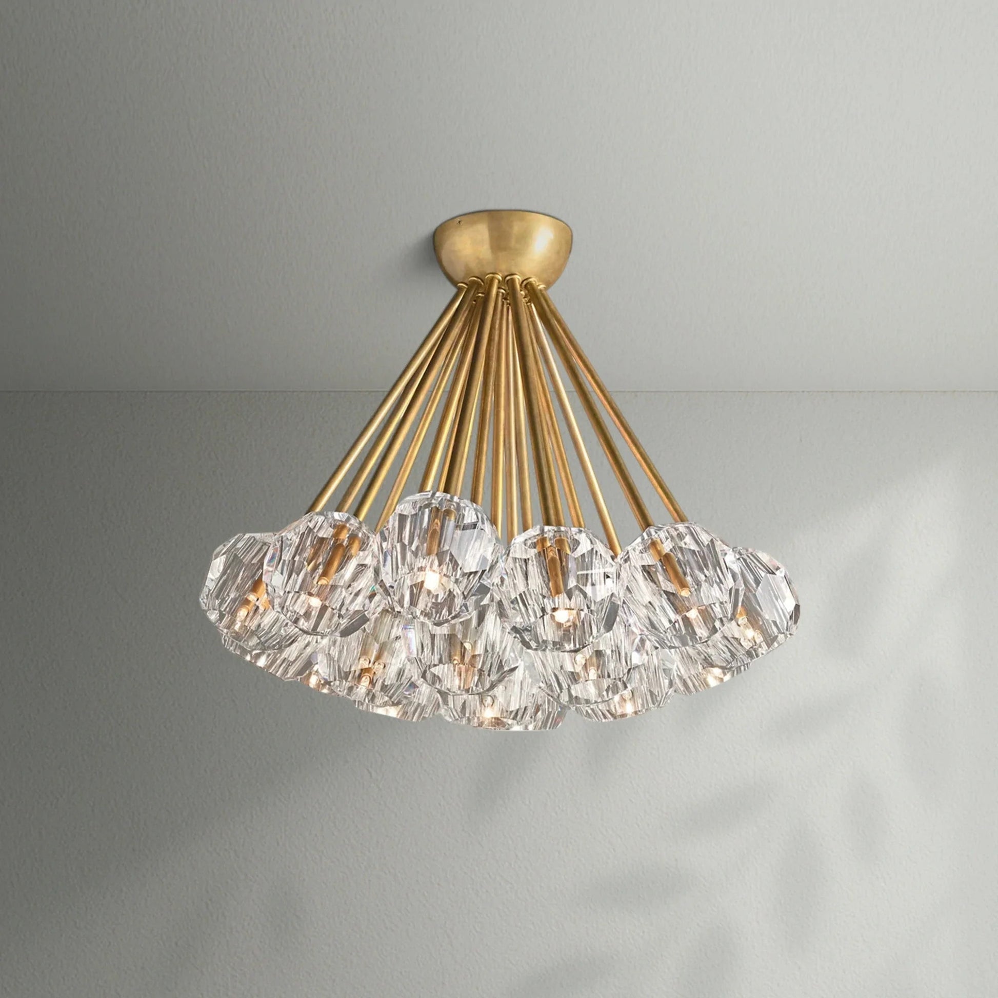 Boule Do Crystal Glass Flushmount - Lightings Menu