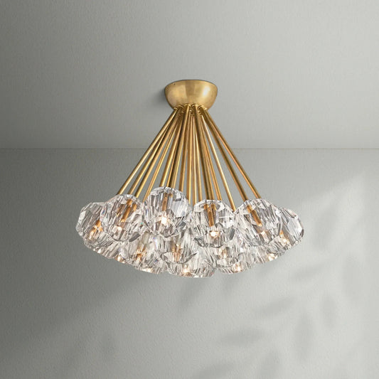 Boule Do Crystal Glass Flushmount - Lightings Menu