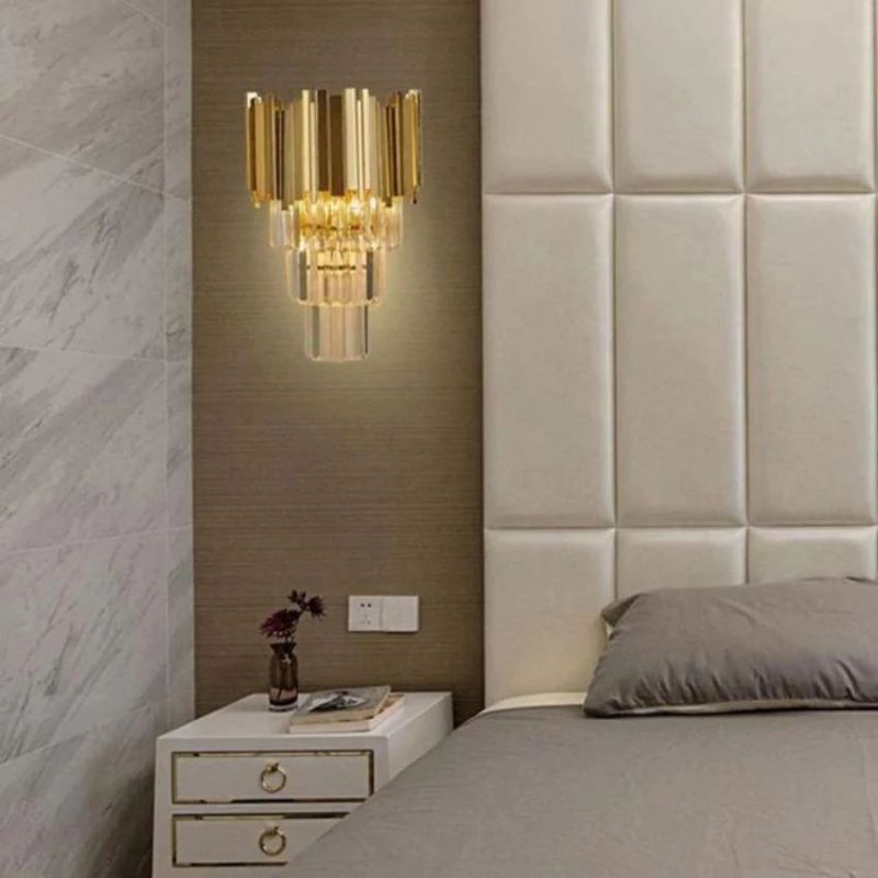 Bourbons Crystal Sconce - Lightings Menu