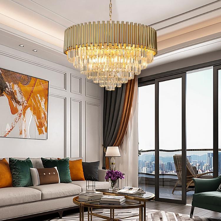 Callistenes Clear Crystal Chandelier - Lightings Menu