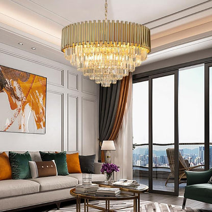 Callistenes Clear Crystal Chandelier - Lightings Menu