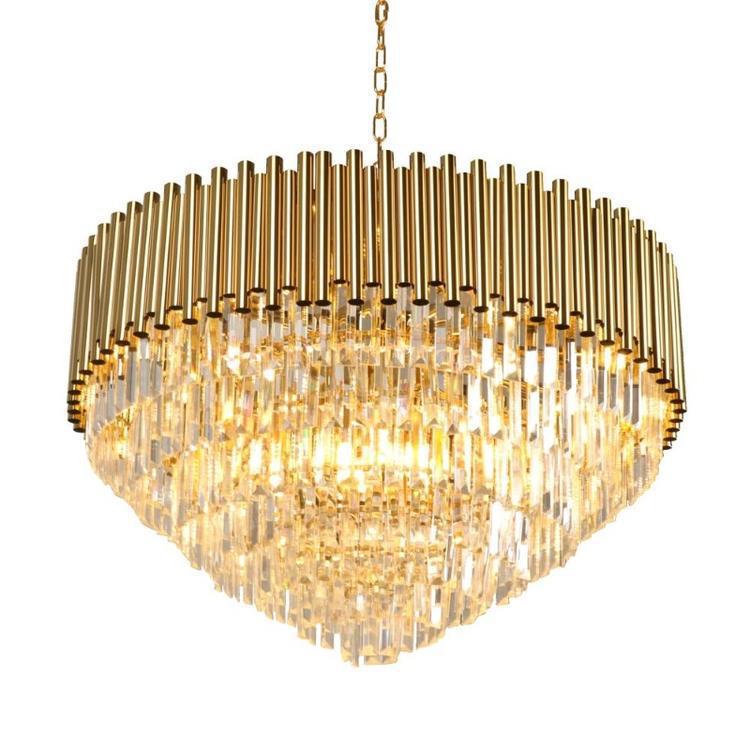 Callistenes Clear Crystal Chandelier - Lightings Menu