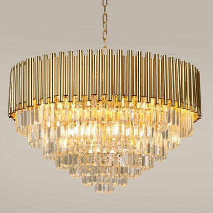Callistenes Clear Crystal Chandelier - Lightings Menu