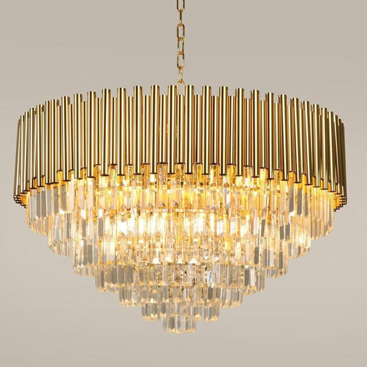 Callistenes Clear Crystal Chandelier - Lightings Menu