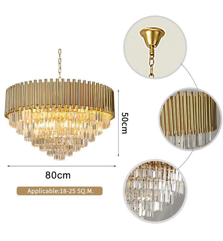 Callistenes Clear Crystal Chandelier - Lightings Menu
