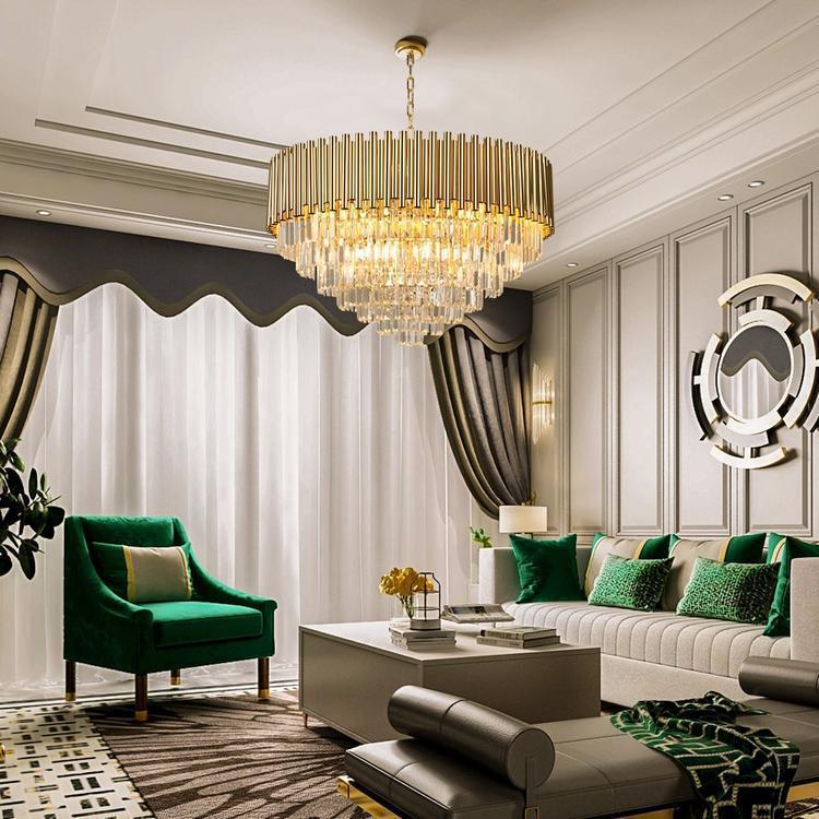 Callistenes Clear Crystal Chandelier - Lightings Menu
