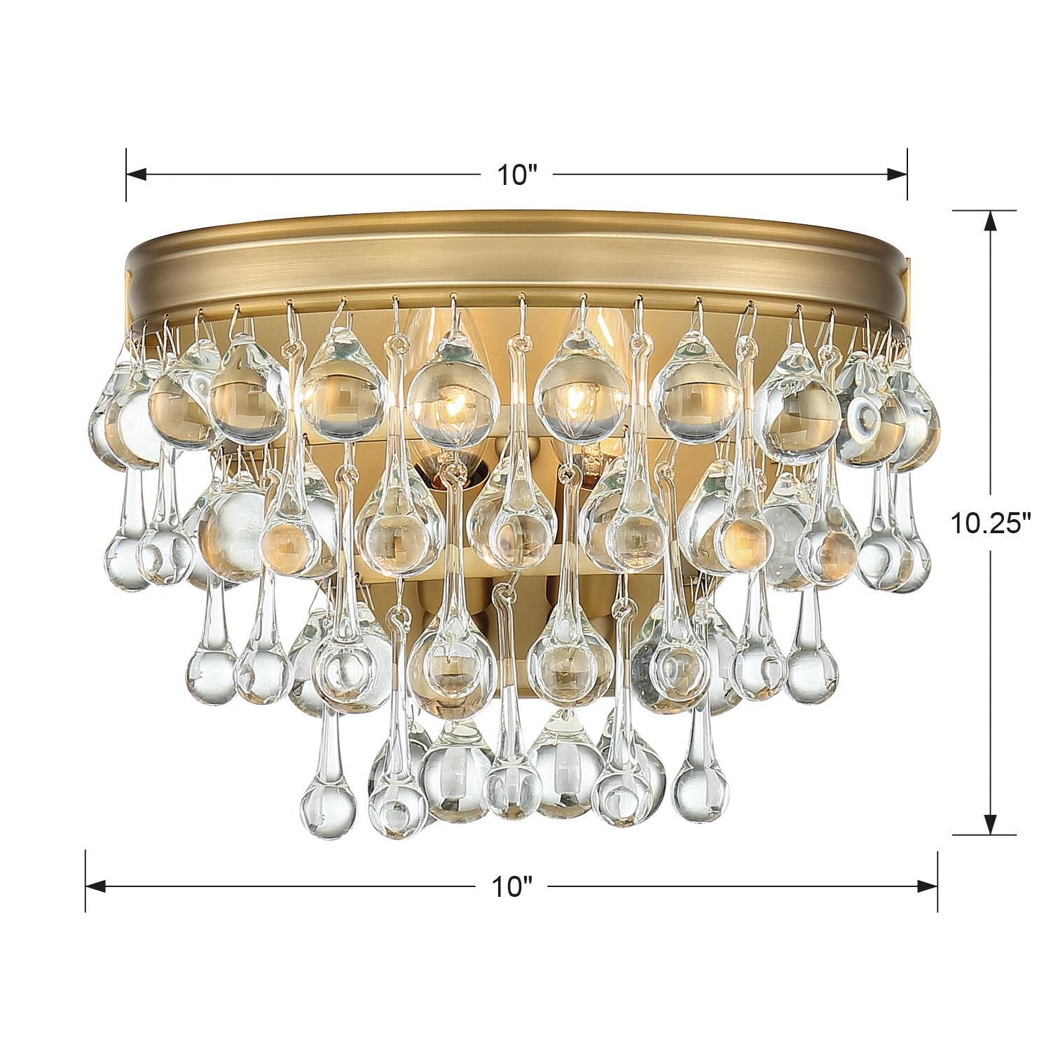 Calypso 10 Inch Wall Sconce Lighting Fixture - Lightings Menu