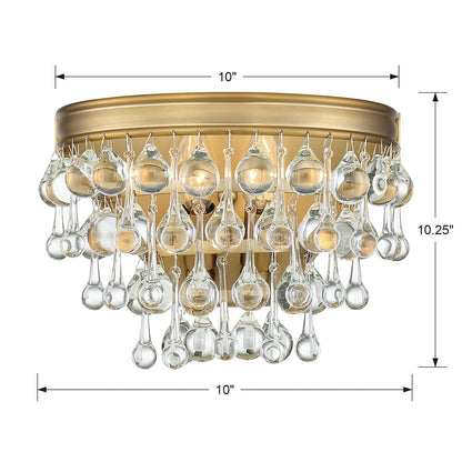 Calypso 10 Inch Wall Sconce Lighting Fixture - Lightings Menu