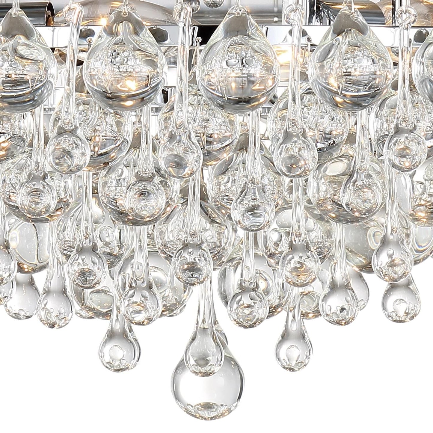 Calypso 20 Inch 6 - Light Crystal Flush Mount - Lightings Menu