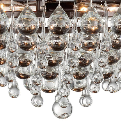 Calypso 20 Inch 6 - Light Crystal Flush Mount - Lightings Menu