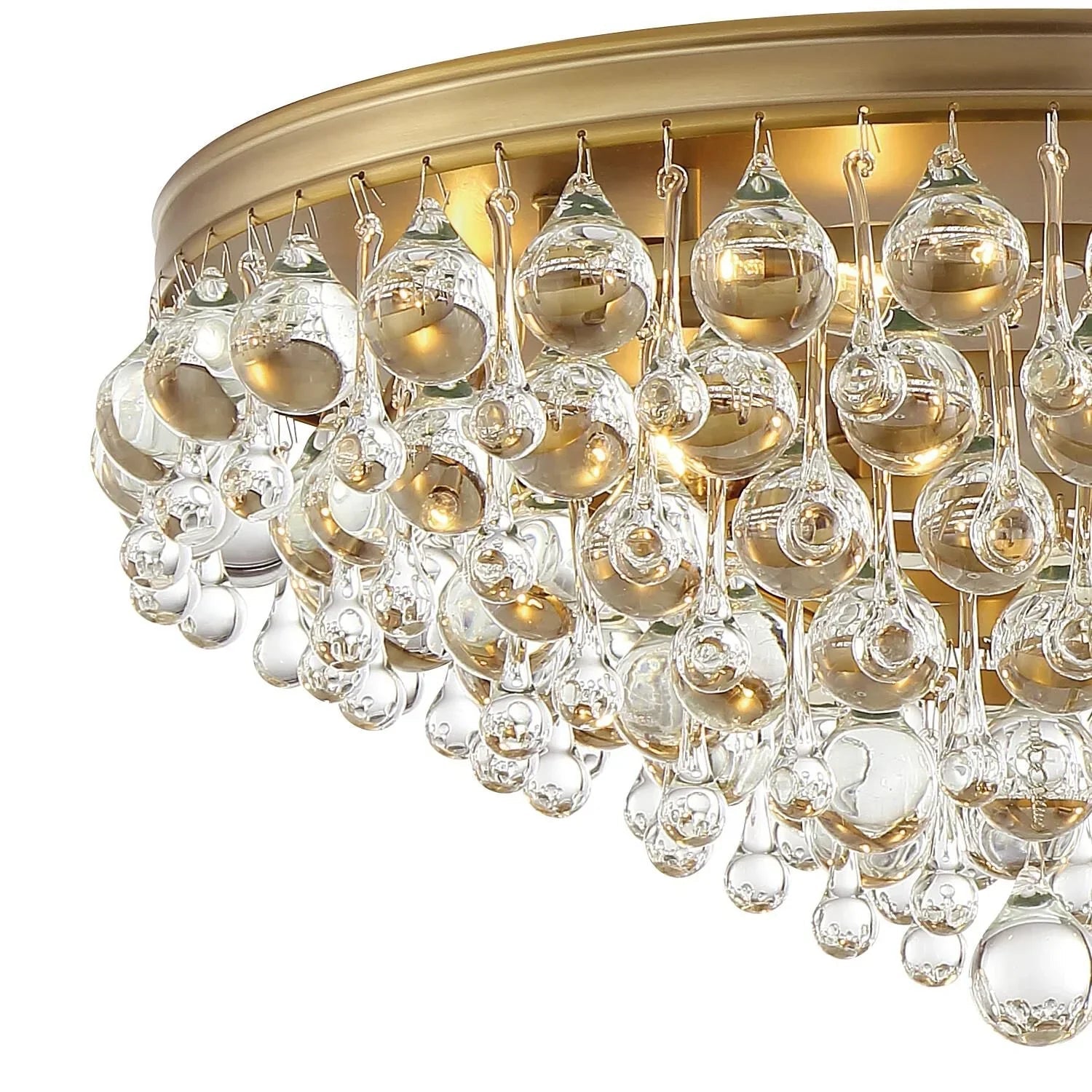 Calypso 20 Inch 6 - Light Crystal Flush Mount - Lightings Menu