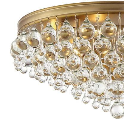 Calypso 20 Inch 6 - Light Crystal Flush Mount - Lightings Menu