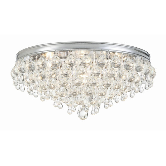 Calypso 20 Inch 6 - Light Crystal Flush Mount - Lightings Menu