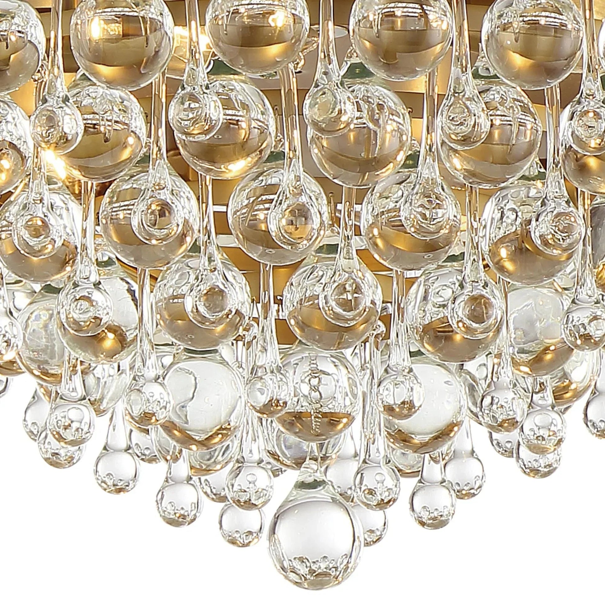 Calypso 20 Inch 6 - Light Crystal Flush Mount - Lightings Menu