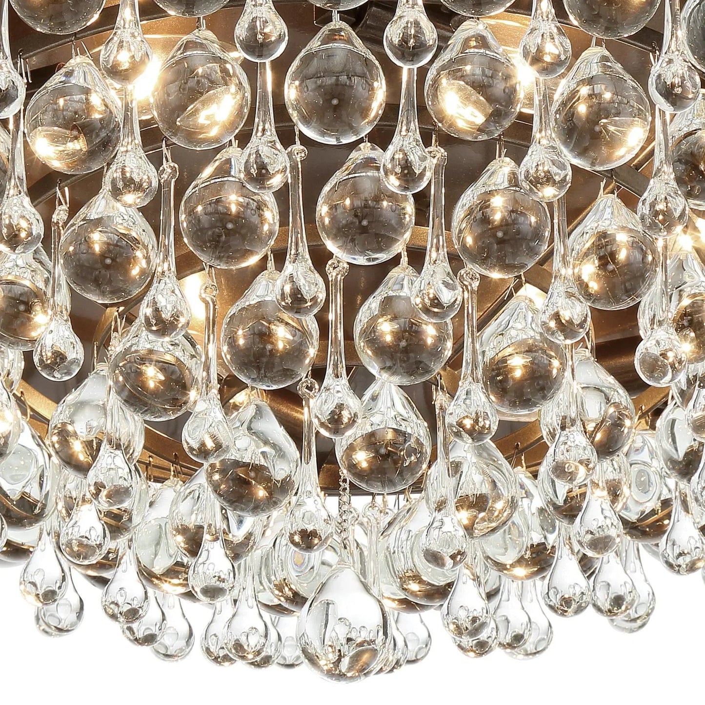 Calypso 20 Inch 6 - Light Crystal Flush Mount - Lightings Menu