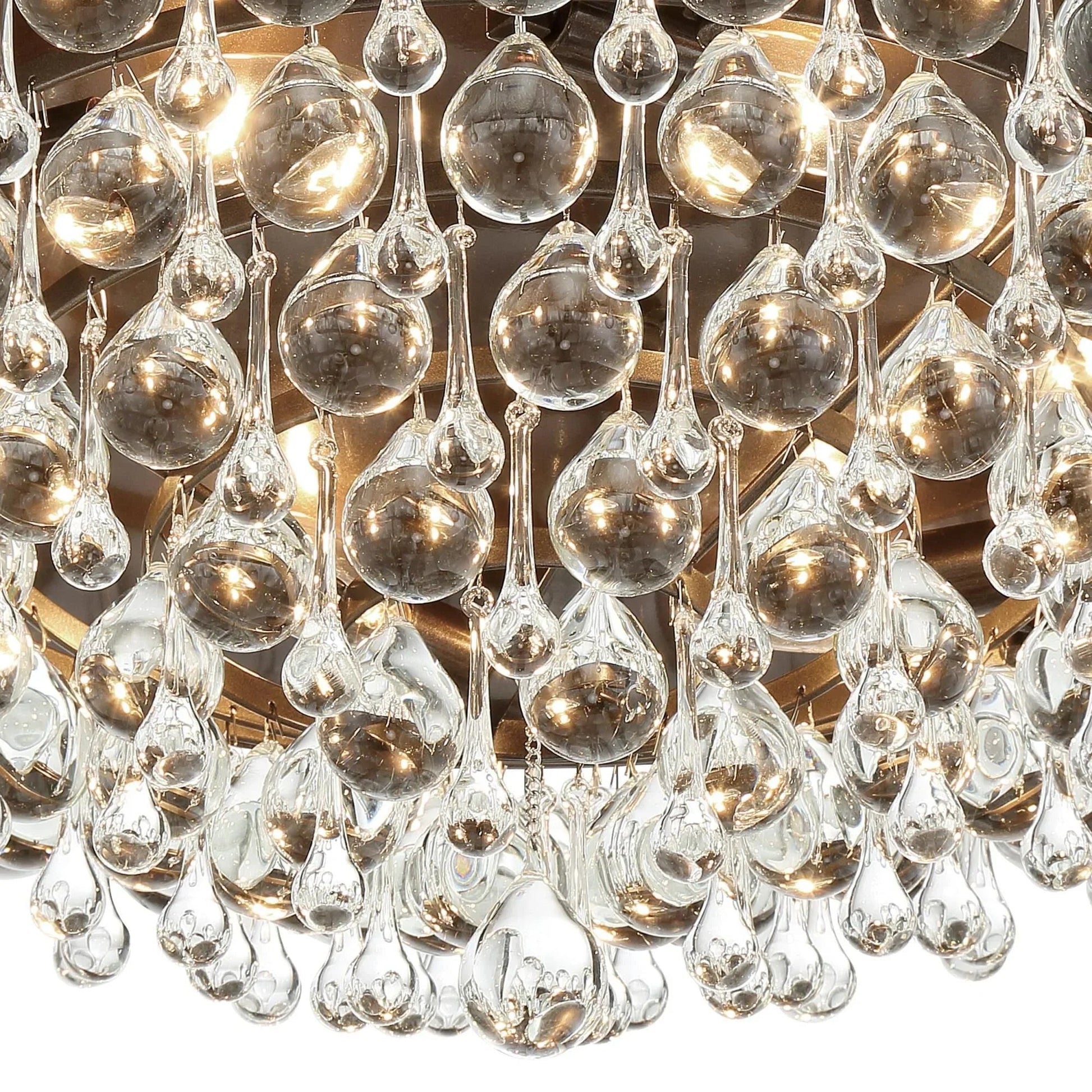 Calypso 20 Inch 6 - Light Crystal Flush Mount - Lightings Menu