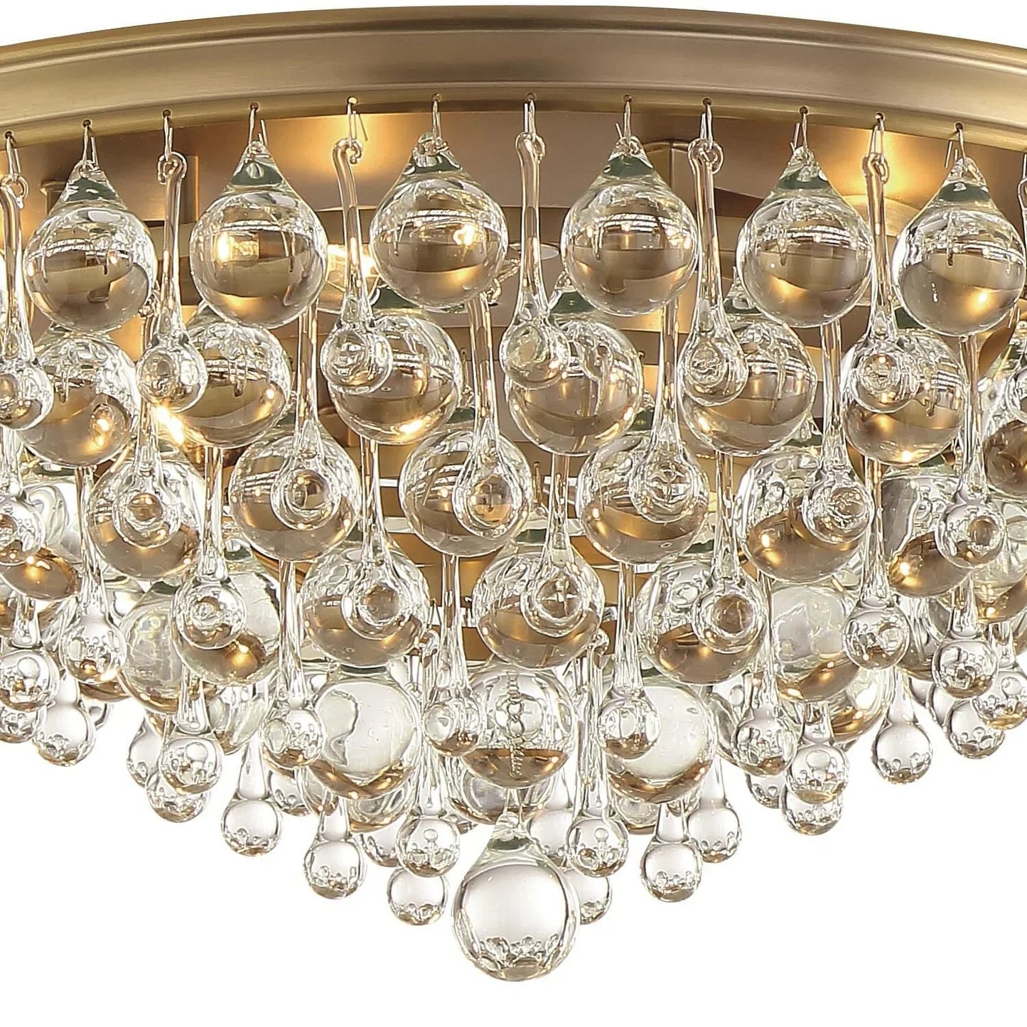 Calypso 20 Inch 6 - Light Crystal Flush Mount - Lightings Menu