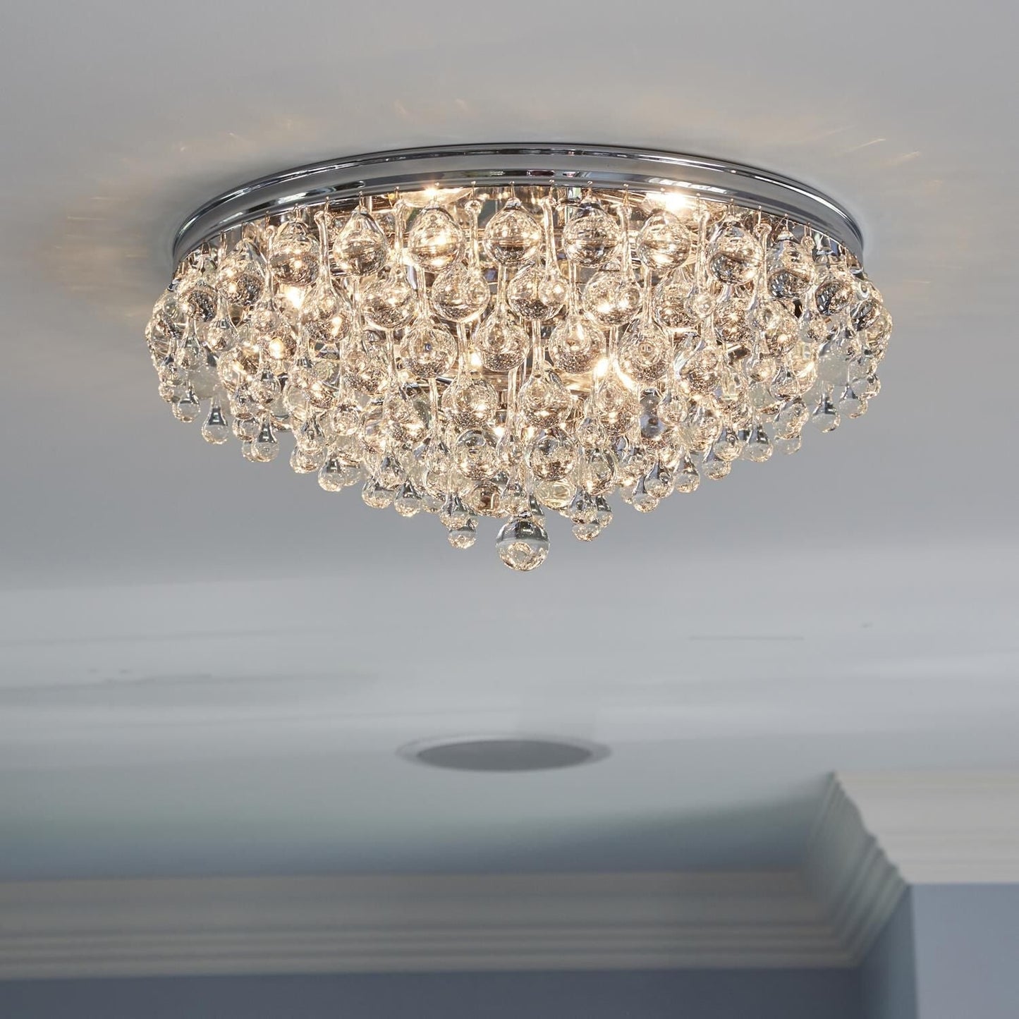 Calypso 20 Inch 6 - Light Crystal Flush Mount - Lightings Menu