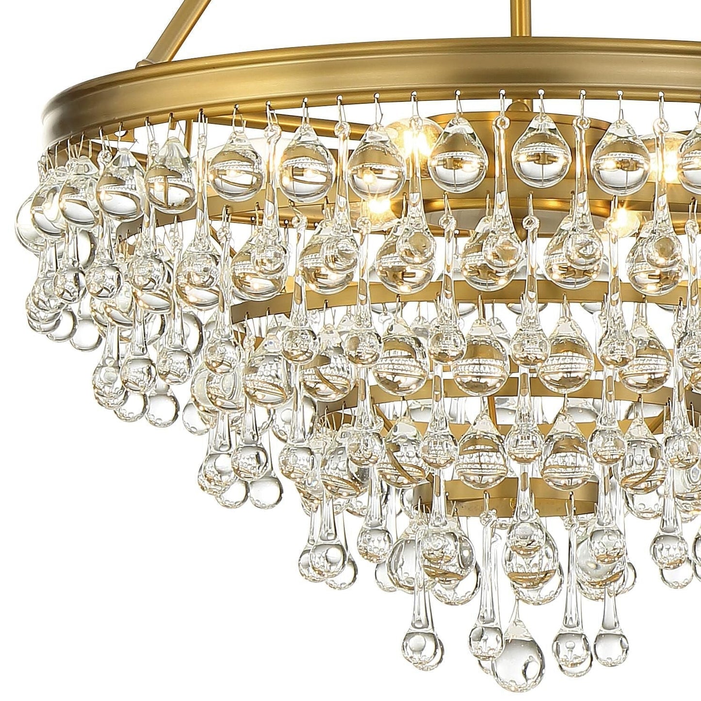Calypso 20 Inch 6 Light Mini Chandelier - Lightings Menu