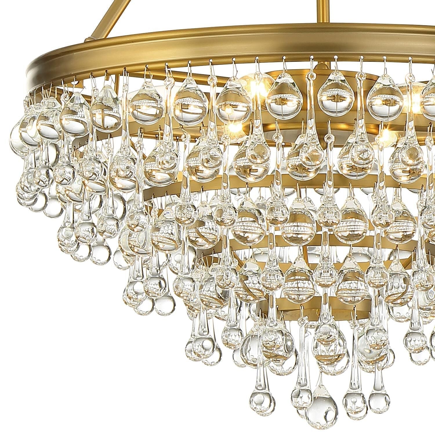 Calypso 20 Inch 6 Light Mini Chandelier - Lightings Menu
