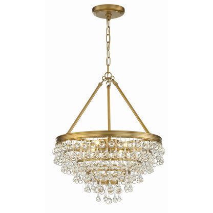 Calypso 20 Inch 6 Light Mini Chandelier - Lightings Menu