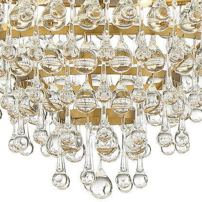 Calypso 20 Inch 6 Light Mini Chandelier - Lightings Menu