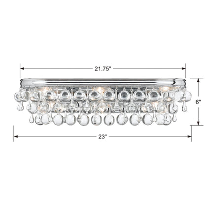 Calypso 23 Inch 6 - Light Bath Vanity Light - Lightings Menu