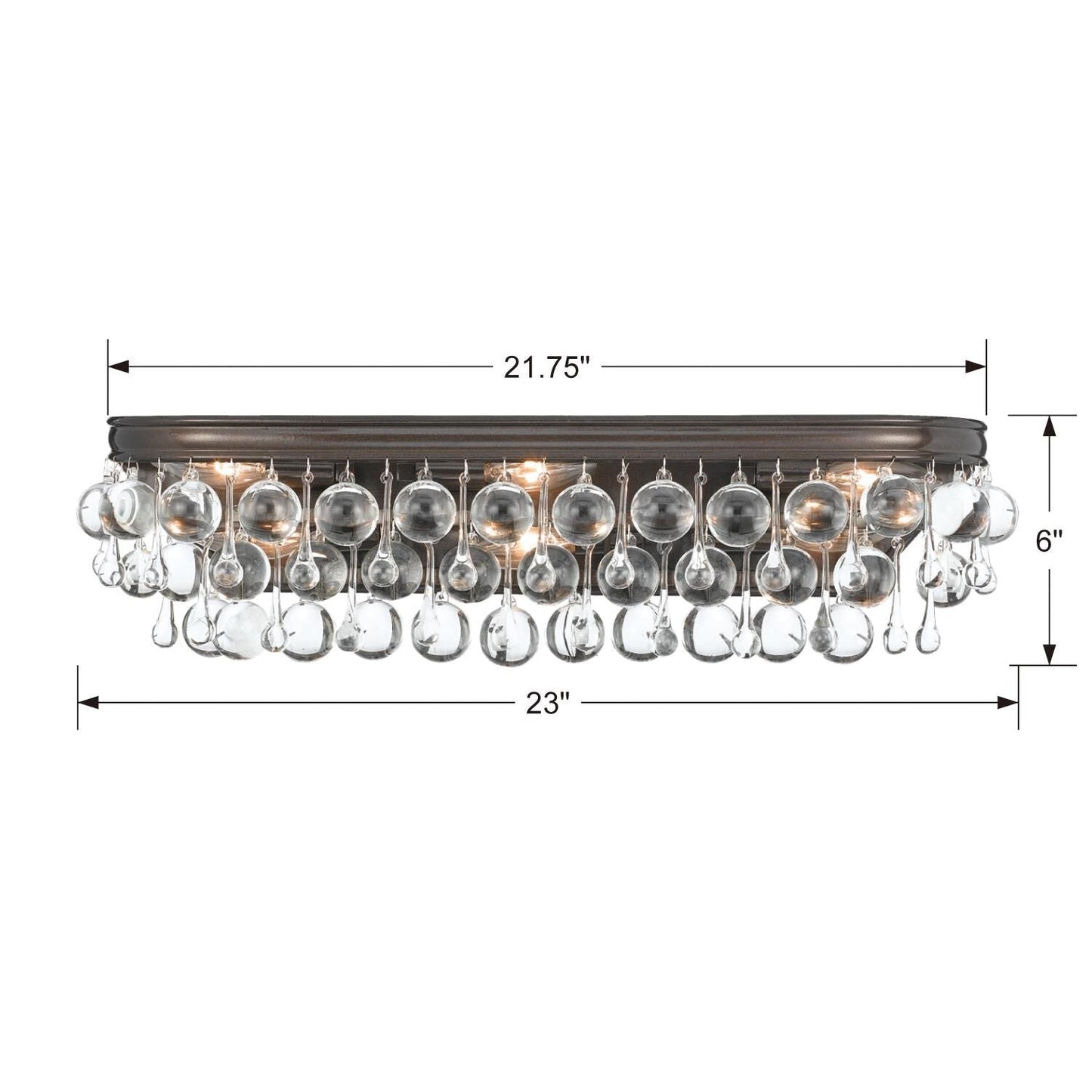 Calypso 23 Inch 6 - Light Bath Vanity Light - Lightings Menu