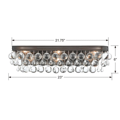 Calypso 23 Inch 6 - Light Bath Vanity Light - Lightings Menu