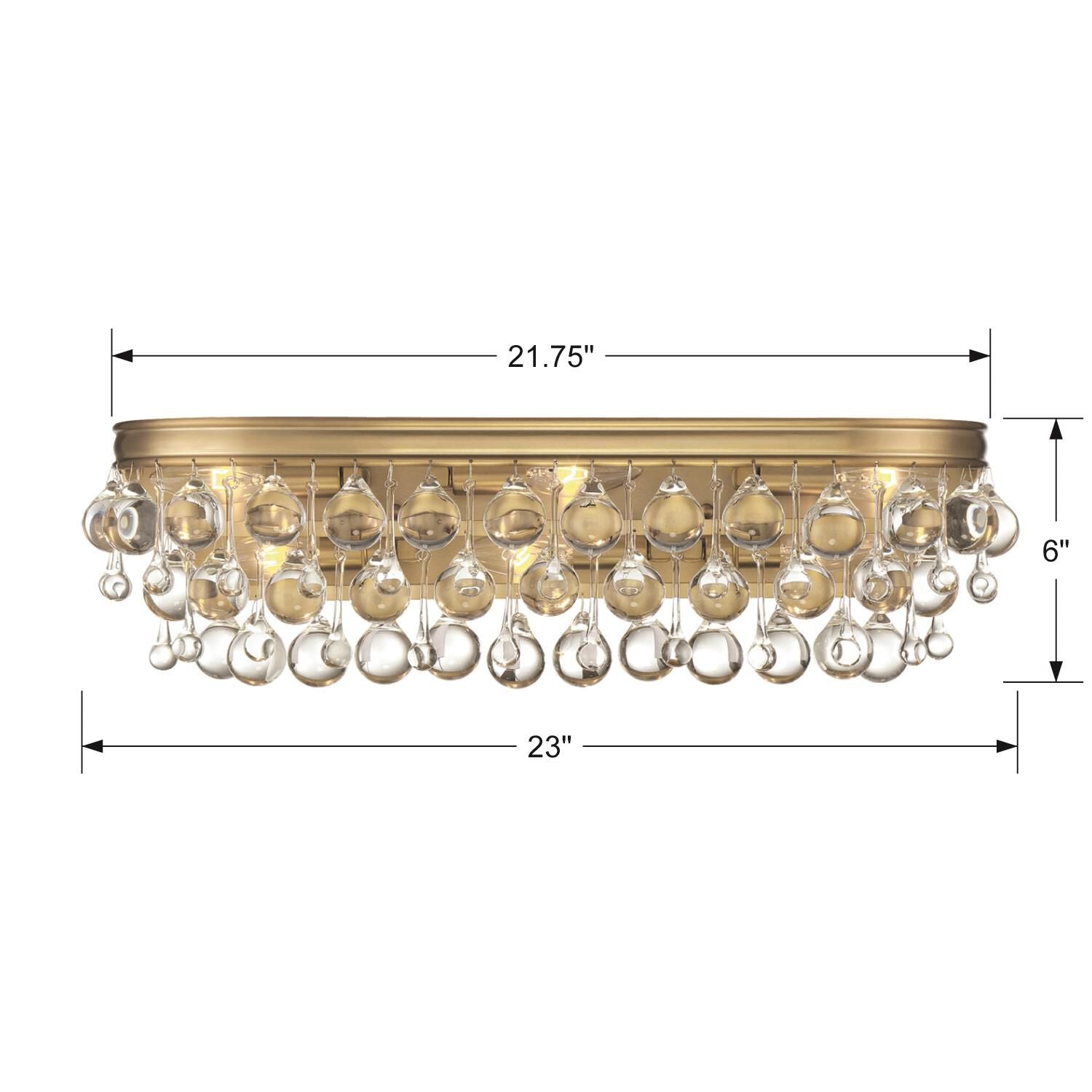 Calypso 23 Inch 6 - Light Bath Vanity Light - Lightings Menu