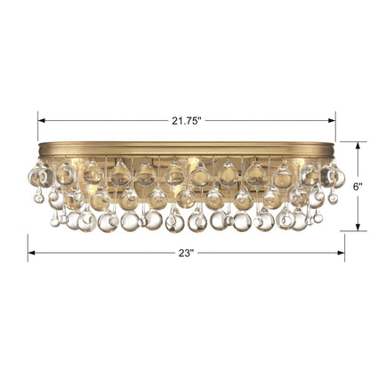 Calypso 23 Inch 6 - Light Bath Vanity Light - Lightings Menu