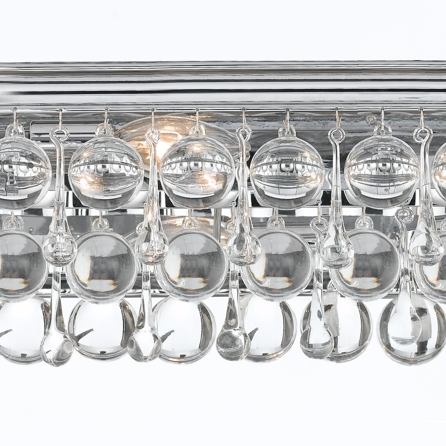 Calypso 33 - Inch 8 - Light Crystal Bath Vanity Light - Lightings Menu