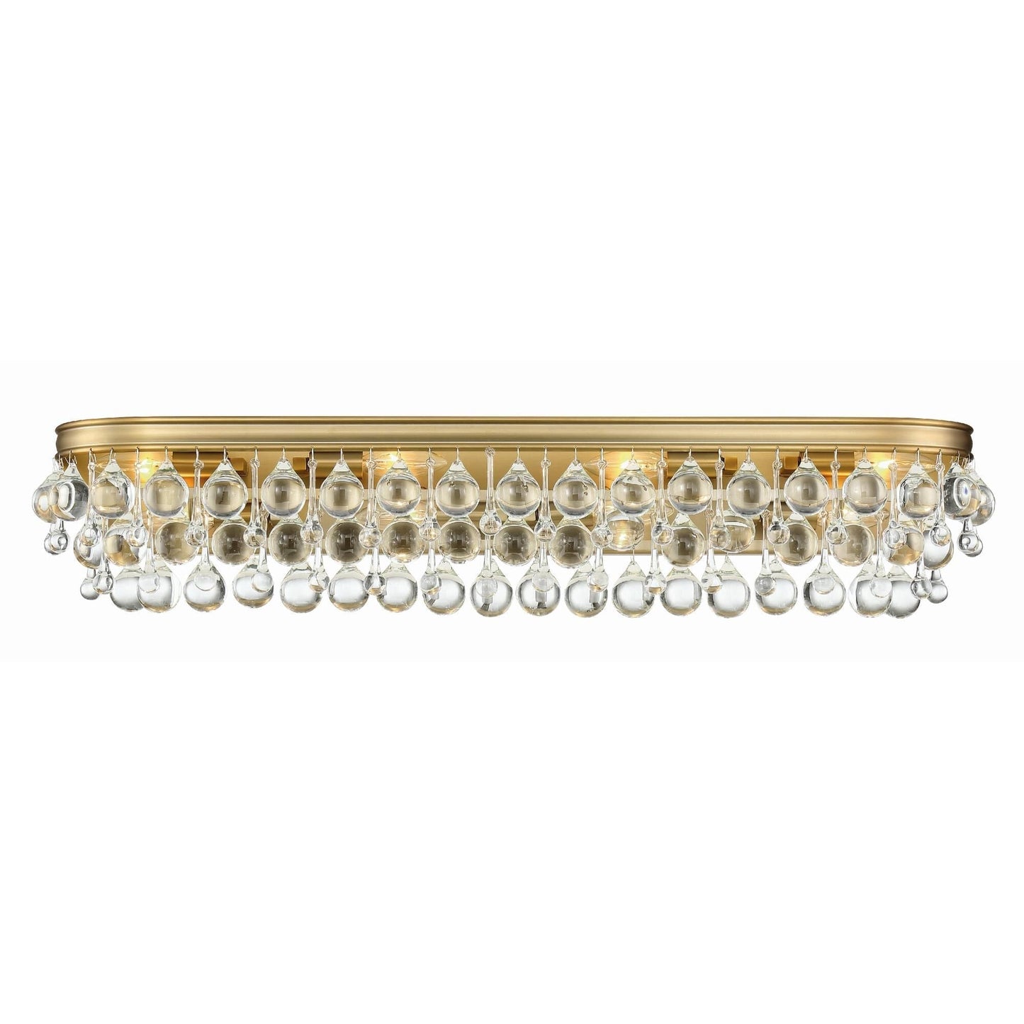 Calypso 33 - Inch 8 - Light Crystal Bath Vanity Light - Lightings Menu