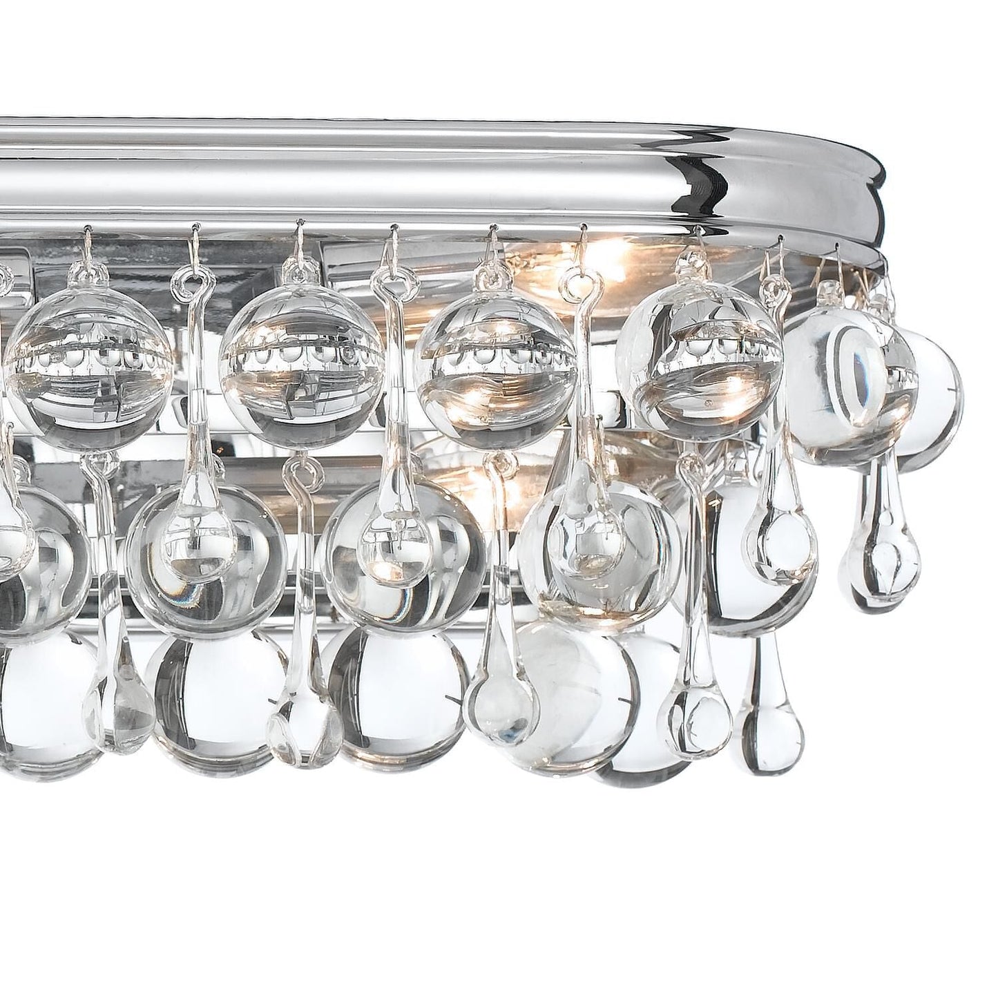 Calypso 33 - Inch 8 - Light Crystal Bath Vanity Light - Lightings Menu