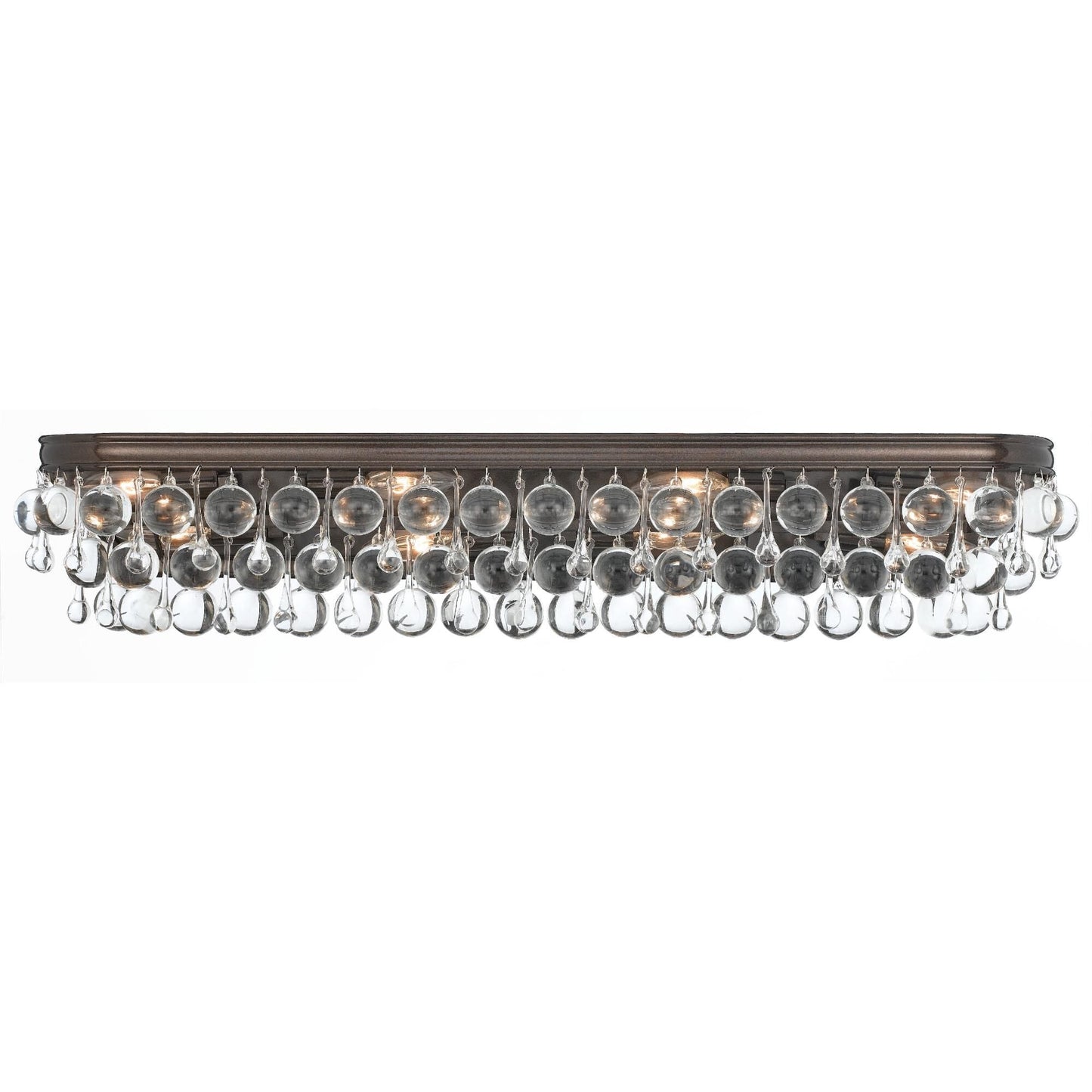 Calypso 33 - Inch 8 - Light Crystal Bath Vanity Light - Lightings Menu