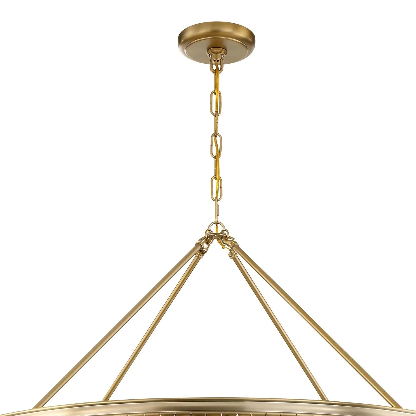 Calypso 8 - Light Chandelier with Clear Crystal Drops - Lightings Menu